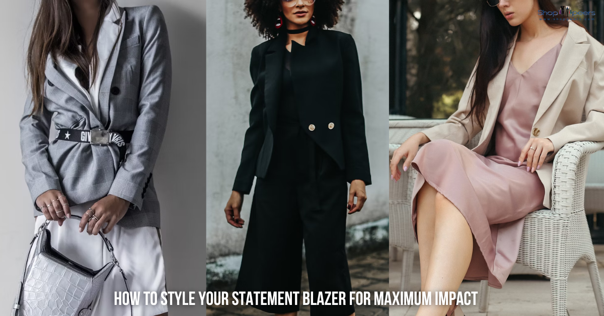 Esalta la tua serata: trasforma il tuo blazer in un capo d’effetto